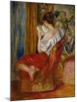 La liseuse-reading woman, around 1900. Oil on canvas, 56 x 46 cm.-Pierre-Auguste Renoir-Mounted Giclee Print