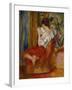 La liseuse-reading woman, around 1900. Oil on canvas, 56 x 46 cm.-Pierre-Auguste Renoir-Framed Giclee Print