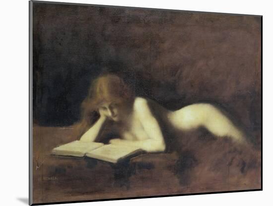 La Liseuse-Jean-Jacques Henner-Mounted Giclee Print