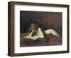 La Liseuse-Jean-Jacques Henner-Framed Giclee Print