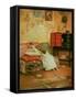 La Liseuse-Georges Croegaert-Framed Stretched Canvas