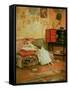 La Liseuse-Georges Croegaert-Framed Stretched Canvas