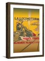 La Locomotora Oranges-null-Framed Art Print