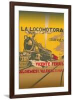 La Locomotora Oranges-null-Framed Art Print