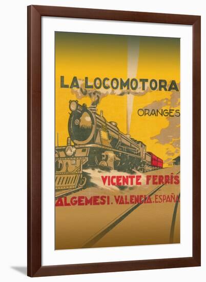 La Locomotora Oranges-null-Framed Art Print