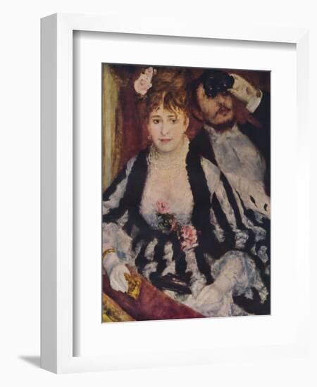 La Loge (The Theatre Box), 1874, (1938)-Pierre-Auguste Renoir-Framed Giclee Print