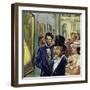 La Loge Was Renoir's Contribution to the First Exhibition of Impressionists-Luis Arcas Brauner-Framed Giclee Print