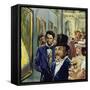 La Loge Was Renoir's Contribution to the First Exhibition of Impressionists-Luis Arcas Brauner-Framed Stretched Canvas