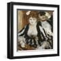 La Loge-Pierre-Auguste Renoir-Framed Art Print