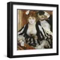 La Loge-Pierre-Auguste Renoir-Framed Art Print