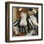 La Loge-Pierre-Auguste Renoir-Framed Art Print