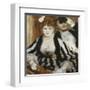 La Loge-Pierre-Auguste Renoir-Framed Art Print