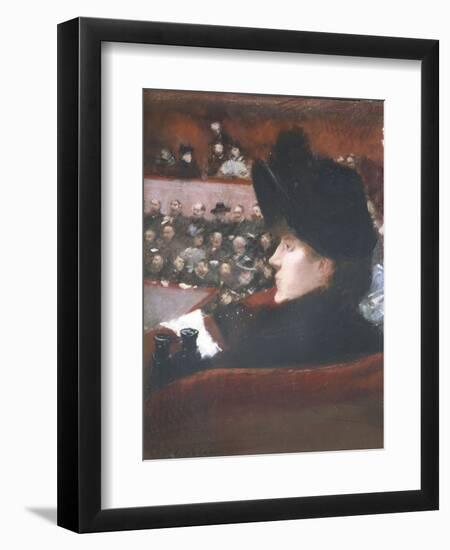 La Loge-Jean-Louis Forain-Framed Giclee Print