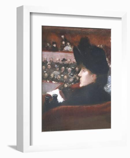 La Loge-Jean-Louis Forain-Framed Giclee Print