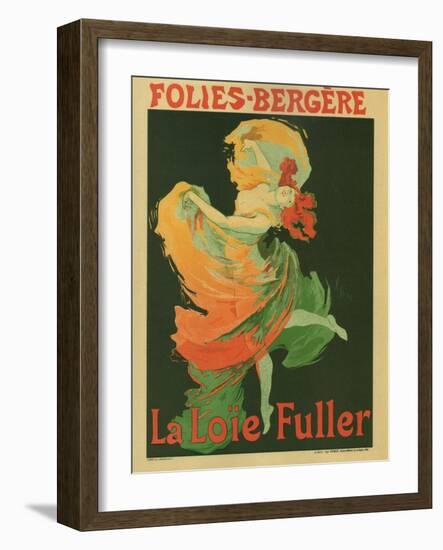 La Loie Fuller-Jules Chéret-Framed Art Print