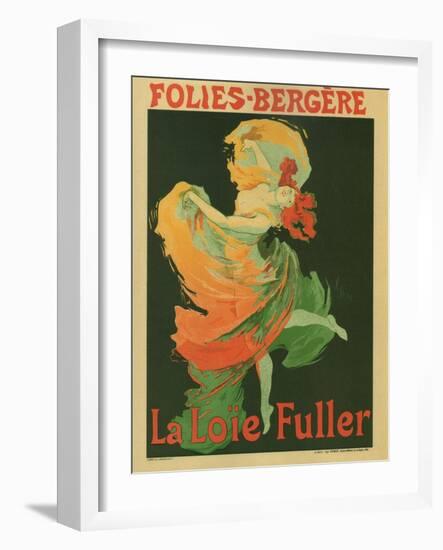 La Loie Fuller-Jules Chéret-Framed Art Print