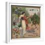 La Loma Queen Brand - California - Citrus Crate Label-Lantern Press-Framed Art Print