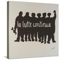 La lutte continue-null-Stretched Canvas