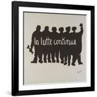 La lutte continue-null-Framed Giclee Print