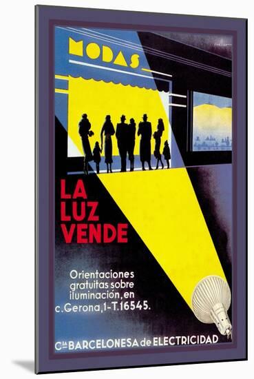 La Luz Vende-J. Cuellar-Mounted Art Print