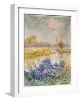 La Lys - de Leie, c. 1902-Emile Claus-Framed Giclee Print