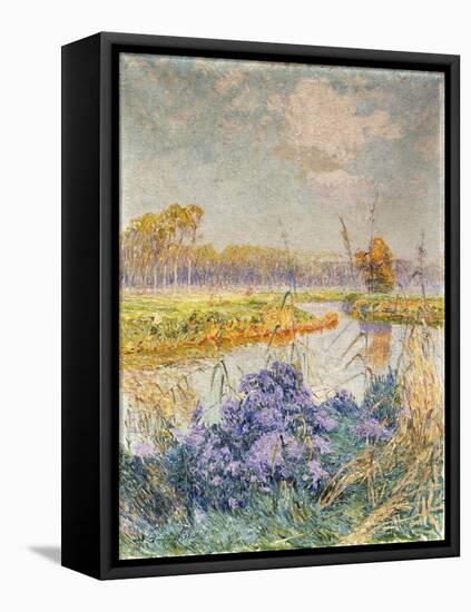 La Lys - de Leie, c. 1902-Emile Claus-Framed Stretched Canvas