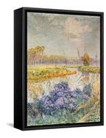 La Lys - De Leie-Emile Claus-Framed Stretched Canvas