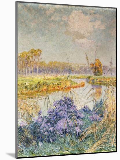 La Lys - De Leie-Emile Claus-Mounted Giclee Print