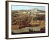 La Machine De Marly-Pierre Deni Martin the Younger-Framed Art Print