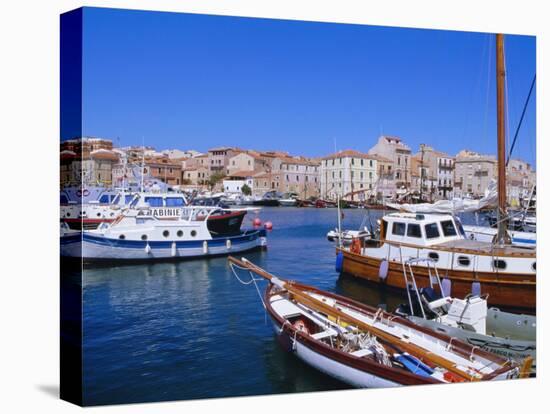La Maddalena Harbour, Sardinia, Italy, Europe-John Miller-Stretched Canvas