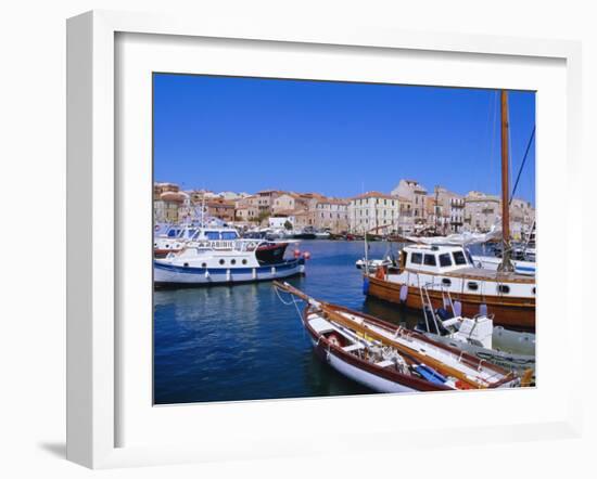 La Maddalena Harbour, Sardinia, Italy, Europe-John Miller-Framed Photographic Print