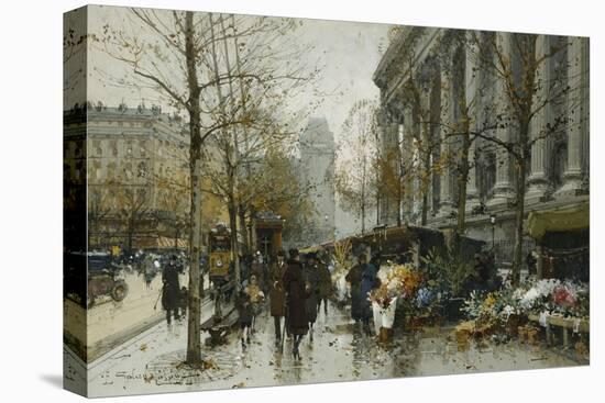 La Madelaine, Paris-Eugene Galien-Laloue-Stretched Canvas