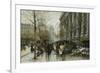 La Madelaine, Paris-Eugene Galien-Laloue-Framed Giclee Print