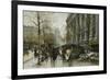 La Madelaine, Paris-Eugene Galien-Laloue-Framed Giclee Print