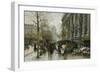 La Madelaine, Paris-Eugene Galien-Laloue-Framed Premium Giclee Print