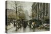 La Madelaine, Paris-Eugene Galien-Laloue-Stretched Canvas