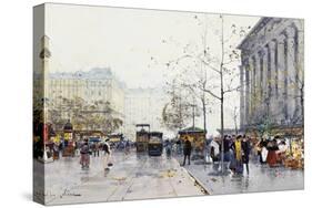 La Madeleine, Paris-Eugene Galien-Laloue-Stretched Canvas