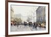 La Madeleine, Paris-Eugene Galien-Laloue-Framed Giclee Print