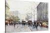 La Madeleine, Paris-Eugene Galien-Laloue-Stretched Canvas