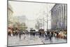 La Madeleine, Paris-Eugene Galien-Laloue-Mounted Giclee Print