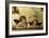 La Madone sixtine Detail shozing two cherubs from a fresco-null-Framed Giclee Print