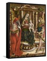 La Madonna Della Rondine (The Madonna of the Swallo), after 1490-Carlo Crivelli-Framed Stretched Canvas