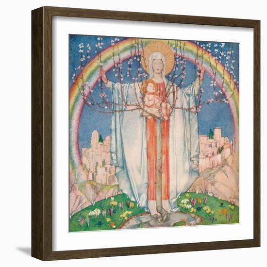 La Madonna Di Promessa, C1890-1914, (1914)-Edward Reginald Frampton-Framed Giclee Print