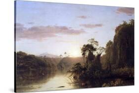 La Magdalena-Frederic Edwin Church-Stretched Canvas