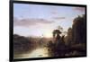 La Magdalena-Frederic Edwin Church-Framed Art Print