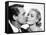 La Main au Collet TO CATCH A THIEF by AlfredHitchcock with Cary Grant and Grace Kelly, 1955 (b/w ph-null-Framed Stretched Canvas