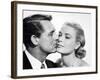 La Main au Collet TO CATCH A THIEF by AlfredHitchcock with Cary Grant and Grace Kelly, 1955 (b/w ph-null-Framed Photo