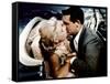 La Main au Collet TO CATCH A THIEF by AlfredHitchcock with Cary Grant and Grace Kelly, 1955 (photo)-null-Framed Stretched Canvas