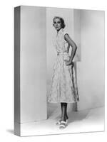 La Main au Collet TO CATCH A THIEF by AlfredHitchcock with Grace Kelly, 1955 (b/w photo)-null-Stretched Canvas