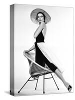 La Main au Collet TO CATCH A THIEF by AlfredHitchcock with Grace Kelly, 1955 (b/w photo)-null-Stretched Canvas